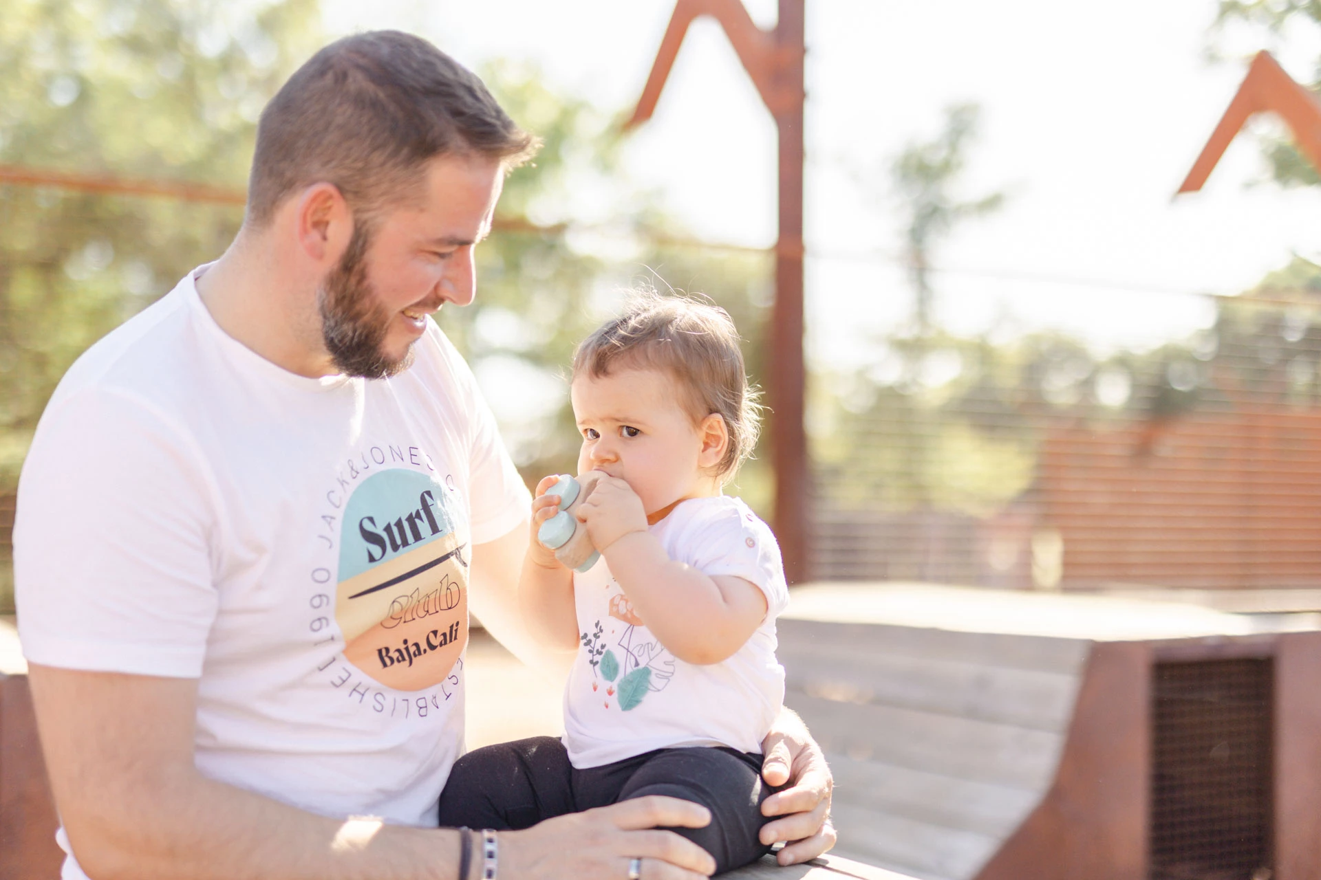 bonheur main chemise enfant beige